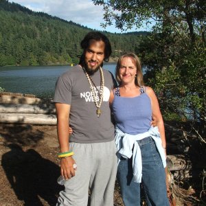 Caryn & her son, Thaddeus
