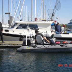 Onboard a Skagit Orca,
Rob Johnson of Master
Marine & wife Lisa