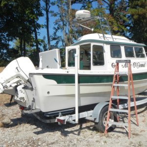 Charlie\'s new boat continues to  get ready