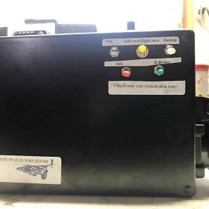 Front side of tester