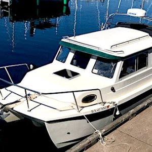 Windlass with 22lb Galvanized Delta Anchor.  50 foot of chain and 250 foot rode.