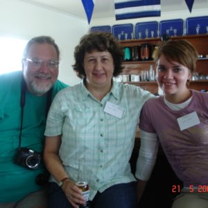 The crew of the LORI ANN
  Warren, Lori & Tory