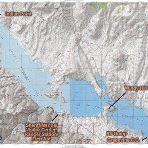 Roosevelt Lake Map 2