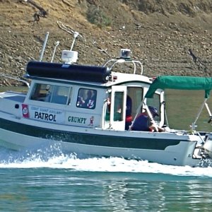 Grumpy on Patrol - Lake Berryessa, CA