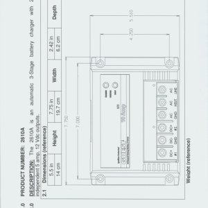 Sea Angel's battery charger - GUEST
Model 2610A Drawing