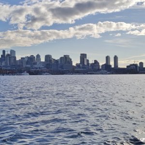 Beautiful Seattle Skyline from Lake Union