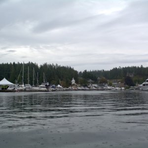 Passing through Roche Harbor on my slow meandering cruise home