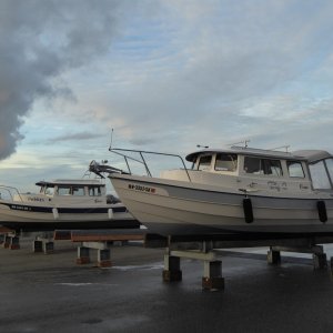 All cleaned up and ready for the next trip. 52 nm on this trip. Now at 226 total hours on the Merc.