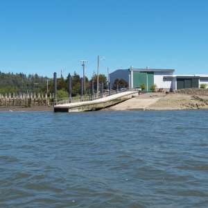 When I returned to the 28th Street launch, this is what I found.  I had to wait over an hour for the tide.  And this is the best ramp I found.