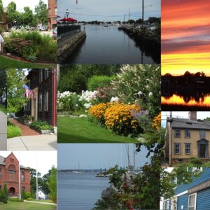 Town of Wickford, located on the shore of Narragansett Bay, Rhode Island.  The town is beautiful, its friendly inhabitants take great pride in maintaining their yards and gardens, benches for weary visitors abound, and it has many fine shops and restaurants.  We stayed at Brewer Wickford Cove Marina, which is very well maintained and convenient for transients, with less than a 1/2 mile walk to the center of town.  We highly recommend visiting this historic town, regardless of whether you are a transient boater or wish to take a car trip.