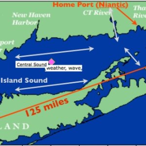 Long Island Sound Tidal Flows and Weather Stations