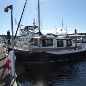 C-Brats Dan and Tanya were also in town in their Ranger 27. Always a pleasure to see them!