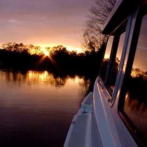 Dawn in Uchee Creek taken from the Halcyon