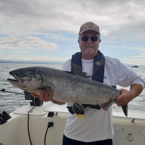 Sept.1,2024 opening for Chinook retention at Sandheads in Georgia Strait.