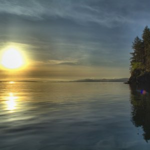 Sunrise Saturday morning, May 4, at James Island