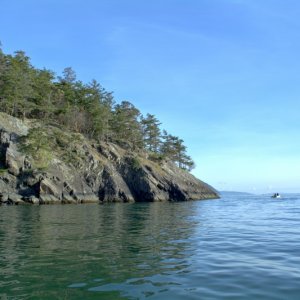 Saturday morning on the buoy at James Island