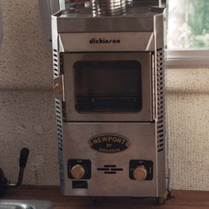 Dickinson propane fireplace.