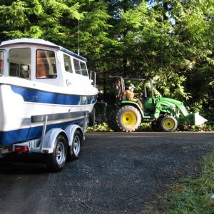 Media 'Heading for the barn' in album 'Jay (Brad), enjoying getting use to the helm'