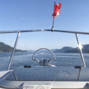 Following a Local thru Seymour Narrows