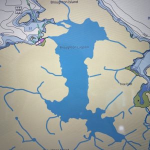 Broughton Lagoon,  Broughton Island