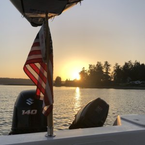Sunset Mystery Bay Pt Townsend