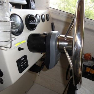 Side view of drive unit.