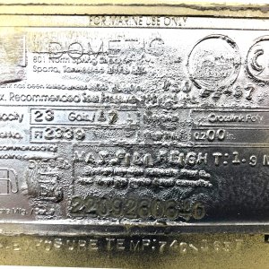 new starboard tank embossed label