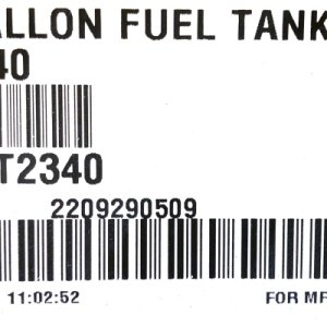 new port tank paper label