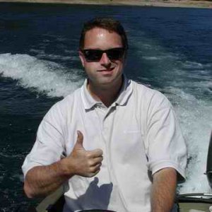 200209XX John on Detroit Lake OR w Sunflower Seeds