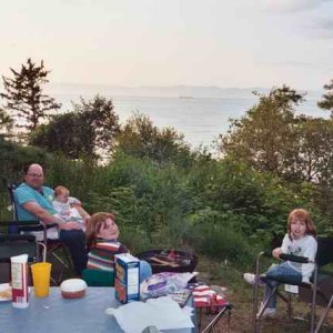 200305XX Camping w our 3 Nieces Whiskey Creek - Straight of Juan De Fuca