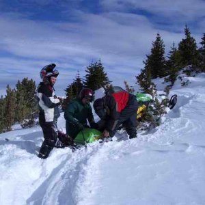 20040215 09 - Big Sky MT Snomobile Trip w Parents