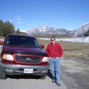 20040330 05 - Surprise Mom Birthday - Gallatin Canyon & Yellowstone Park MT