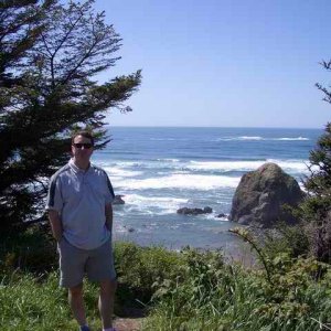 20040425 - 02 Amy John at Cannon Beach