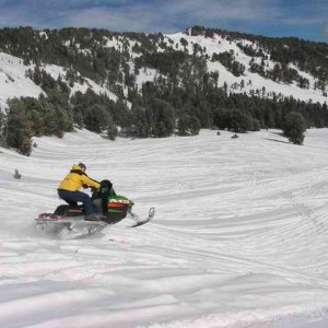 20050220 - 09 Overnight Snomobiling near Big Sky Montana