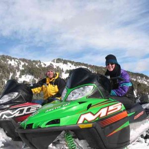 20050220 - 11 Overnight Snomobiling near Big Sky Montana