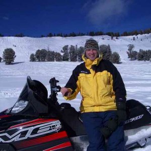 20050220 - 12 Overnight Snomobiling near Big Sky Montana