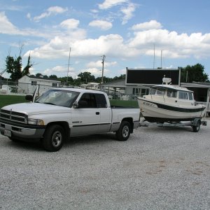 Ready to pull away from Cutter Marine after purchase.
