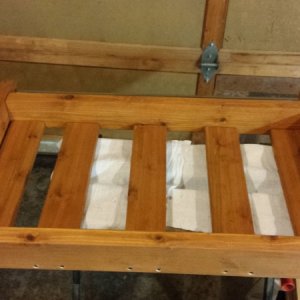 Cooler rack-idea "borrowed" from Brett on Sea-Cup