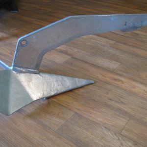 LEWMAR DELTA 22 Pound Anchor With Lead Shim Installed