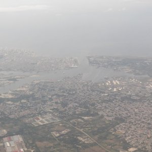 Havana harbor from the air.