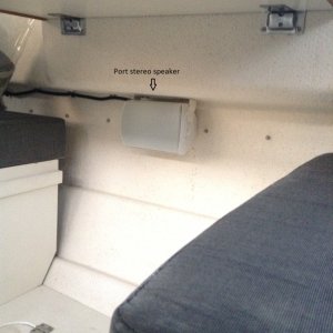 Port stereo speaker lcoation