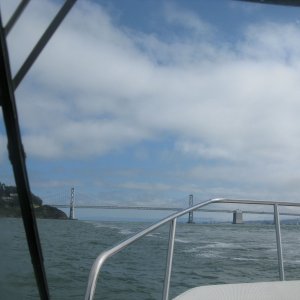 Sea Trial in SF Bay, Bay bridge ahead