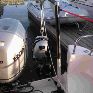 Hoist Assembled connected to motor