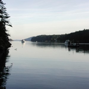 Entrance to Reid Harbor, Stuart Island - 2-22-04
