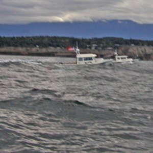 Rough ride to port Angles.
Slow-N-Easy and Dog House