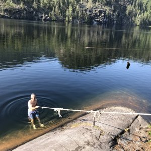 23 - Swimming in Cassel Lake