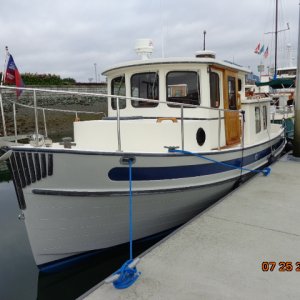 Port quarter view of the Nordic tug