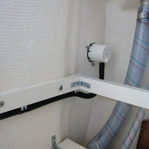 Shore power cabling inside