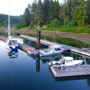 Winter Harbour dock