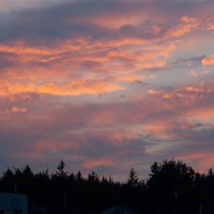 Sunset over Eggemoggin Reach.